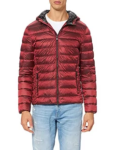 Geox M DERECK HOOD JKT M Męska kurtka puchowa, Dk Scarlet Sage, 58 - Kurtki męskie - miniaturka - grafika 1
