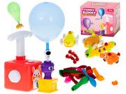 Zabawki interaktywne dla dzieci - Samochód aerodynamiczny wyrzutnia balonów królik - miniaturka - grafika 1