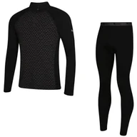 Bielizna sportowa męska - Zestaw męski Zulu Merino 240 Zip Long Rozmiar: XL / Kolor: czarny - miniaturka - grafika 1
