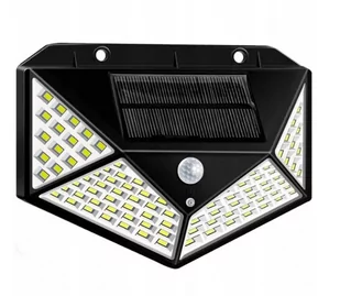 Lampa Solarna z Czujnikiem Ruch i Zmierzchu 100 LED - Lampy ogrodowe - miniaturka - grafika 1
