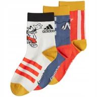 Skarpetki damskie - Skarpety dla dzieci adidas Disney's Mickey Mouse 3P IU4860 31-33 - miniaturka - grafika 1