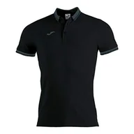 Koszulki męskie - Joma Bali II, koszulka polo, czarny, xxl 100748.100 - miniaturka - grafika 1