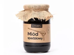 Miód Spadziowy 1,25Kg Łysoń - Miód - miniaturka - grafika 1