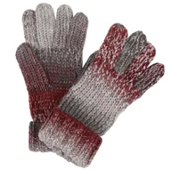 Rękawice narciarskie - Rękawiczki Regatta Frosty Glove VI Rozmiar rękawiczek: S/M / Kolor: szary/czerwony - miniaturka - grafika 1