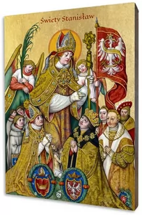 Ikona święty Stanisław - Ikony i obrazy sakralne - miniaturka - grafika 1