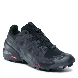 Buty sportowe męskie - Buty Salomon Speedcross 6 GORE-TEX L41738600 Black/Black/Phantom - grafika 1