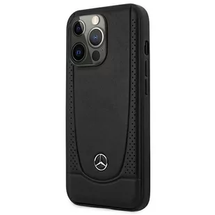 Mercedes MEHCP15LARMBK iPhone 15 Pro 6.1" czarny/black hardcase Leather Urban - Etui i futerały do telefonów - miniaturka - grafika 2