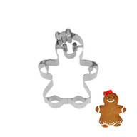 Formy do ciast - Foremka do pierniczków PIERNIKOWY LUDZIK - ONA / Birkmann - miniaturka - grafika 1