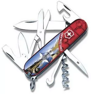 Victorinox 1.3703 nóż oficerski, jeden rozmiar 1.3703.TE2 - Akcesoria turystyczne - miniaturka - grafika 1