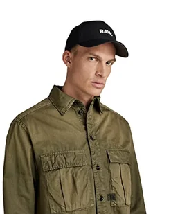 G-STAR RAW Oryginalna męska czapka z daszkiem Artwork Accessories, Czarny (Dk Black D22314-C693-6484), jeden rozmiar - Czapki damskie - miniaturka - grafika 1