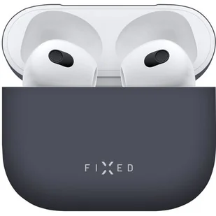 Apple FIXED ultracienkie etui silikonowe Silky do Airpods 3 FIXSIL 816 BL niebieskie - Akcesoria do słuchawek - miniaturka - grafika 1