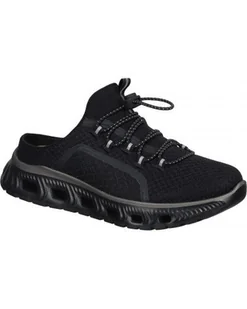 KLAPKI RIEKER - 900136-01 CZARNY - Rieker - Klapki i japonki damskie - miniaturka - grafika 1