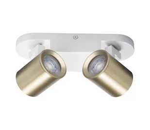 Kanlux 38965 - Oświetlenie punktowe LAURIN 2xGU10/10W/230V mosiądz/biały - Lampy sufitowe - miniaturka - grafika 1
