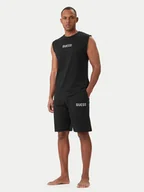 Piżamy męskie - Guess Piżama U6GX02 KCAM1 Czarny Regular Fit - miniaturka - grafika 1