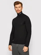 Swetry męskie - Iceberg Golf 21II1P0A0037009 Czarny Regular Fit - miniaturka - grafika 1