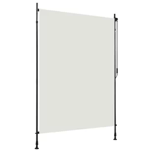 vidaXL Roleta zewnętrzna, 150x270 cm, kremowa - Rolety - miniaturka - grafika 1