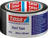 Taśmy klejące - TESA Zestaw narzędzi Gewebekleb. 25m x 50mm schwarz 04610 - miniaturka - grafika 1