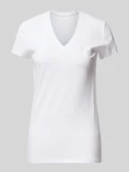 Koszulki i topy damskie - T-shirt z nadrukiem z logo - miniaturka - grafika 1