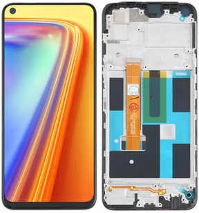 Wyświetlacz LCD + ekran dotykowy Realme 7 4G RMX2155 RMX2163 (Regenerowany) IPS Ramka czarna - Części serwisowe do telefonów - miniaturka - grafika 1