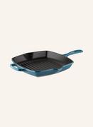 Patelnie - Le Creuset Patelnia Do Grillowania Signature blau - miniaturka - grafika 1