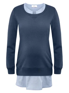 Damska tunika ciążowa niebieska Bellybutton Maternity, r.XXL - Bluzki damskie - miniaturka - grafika 1
