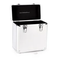 Inne akcesoria audio-wideo - Srebrna walizka na winyle 12 cali na 45 płyt CASE skrzynka - miniaturka - grafika 1