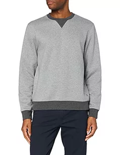 Hackett London Refined Crew bluza męska, 933 szary Marl, XL - Bluzy męskie - miniaturka - grafika 1