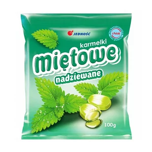 JEDNOŚĆ CUKIERKI KARMELKI MIĘTA  100G - Cukierki - miniaturka - grafika 1