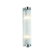 Lampy ścienne - Orlicki Design Kinkiet LAMPA ścienna Fiatto Parette Chromo okrągła OPRAWA szklana tuba glamour przyścienna chrom __code-59344 - miniaturka - grafika 1