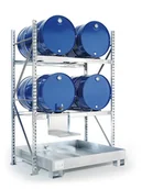 Pojemniki przemysłowe - Regał Na Beczki Meta Mini-Rack Regał Podstawowy - miniaturka - grafika 1