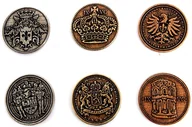 Gry planszowe - Zestaw 3 Cesarskich Metalowych Monet - miniaturka - grafika 1
