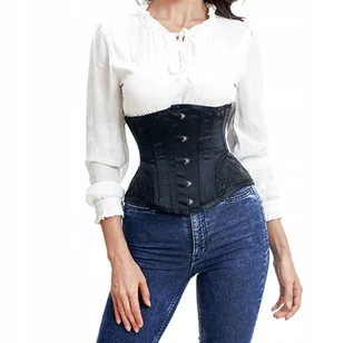 Gorset modelujący talię czarny - XXXXL - Odzież ciążowa - miniaturka - grafika 1