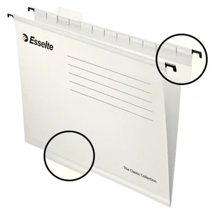Esselte Teczka zawieszana Pendaflex czerwona 90316 - Teczki i skoroszyty - miniaturka - grafika 6