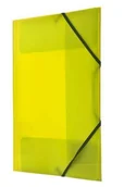 Artykuły biurowe - Tetis Teczka PP z gumka narożną A4 żółta - miniaturka - grafika 1