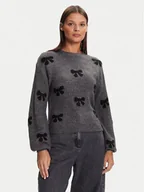 Swetry damskie - ONLY Sweter Bora 15360712 Szary Regular Fit - miniaturka - grafika 1