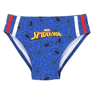 Kąpielówki dla chłopców - Spiderman Swimwear dla dzieci, kolor niebieski, rozmiar 36 miesięcy - szybkoschnąca tkanina Spiderman - oryginalny produkt zaprojektowany w Hiszpanii, niebieski, 3 lat - grafika 1