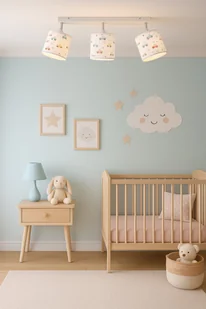 Lampa sufitowa dziecięca autka 3xE27 regulowana do pokoju - Lampy sufitowe - miniaturka - grafika 1