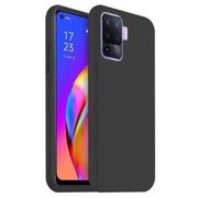 Etui i futerały do telefonów - Nakładka Matt TPU do Oppo Reno 5 Lite/ Reno 5F/ A94 4G / F19 PRO czarna - miniaturka - grafika 1