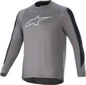 Koszulki męskie - Alpinestars Koszulka długi rękaw ALPINESTARS A-DURA DRI ASTAR LS JERSEY, Dark Gray Rozmiar: XL - miniaturka - grafika 1