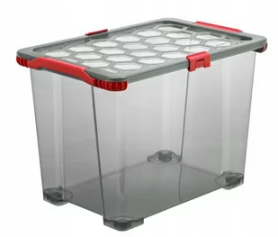 Pojemnik Plastikowy 65L Pokrywa Kółka Hard Żywność - Pudła i pojemniki do przechowywania - miniaturka - grafika 1