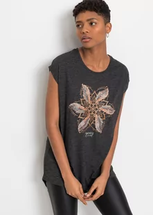 T-shirt z nadrukiem - bonprix - Koszulki i topy damskie - miniaturka - grafika 1