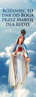 Ikony i obrazy sakralne - Baner na Różaniec "Różaniec to dar od Boga.." 75x200cm - miniaturka - grafika 1