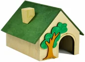 Akcesoria dla gryzoni - PINOKIO - Domek dla chomika duży 13x14,5x10,5cm - miniaturka - grafika 1
