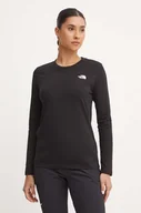 Bluzki damskie - The North Face longsleeve L/S Simple Dome Tee damski kolor czarny NF0A87QPJK31 - miniaturka - grafika 1