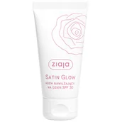 Kremy do twarzy - Ziaja Satin Glow, krem nawilżający na dzień, SPF 30, 50 ml - miniaturka - grafika 1