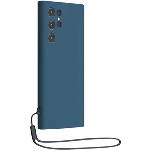 Etui BIGBEN Silicone Case do Samsung Galaxy S23 Ultra Niebieski - Etui i futerały do telefonów - miniaturka - grafika 1