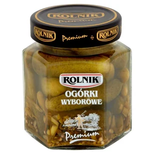Rolnik Ogórki wyborowe premium 314ml - Mieszanki warzywne, sałatki - miniaturka - grafika 1
