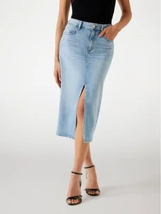 Guess Spódnica 176609 Niebieski Classic Fit - Spódnice - miniaturka - grafika 1