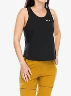Koszulki i topy damskie - Tank top damski Salewa Pedroc Dry Hyb Tankt - black out - miniaturka - grafika 1
