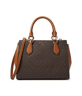 Michael Kors Marilyn MD Satchel, Torba damska, Brn/Acorn - Torebki damskie - miniaturka - grafika 1